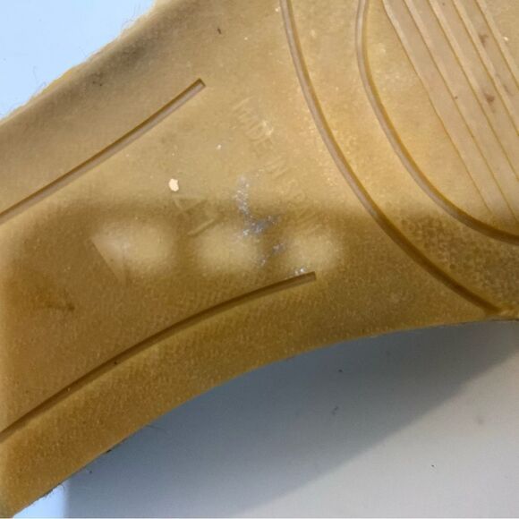 Gairno Spain ARCADIA Blue Leather Suede Slip On Espadrilles Flat Shoe Sz 41 - Picture 7 of 8